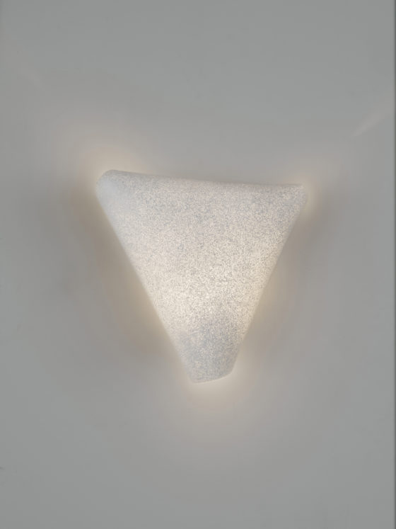 Ballet wall lamp is made of a unique material that creates fluid shapes and soft light for a magical yet peaceful ambience