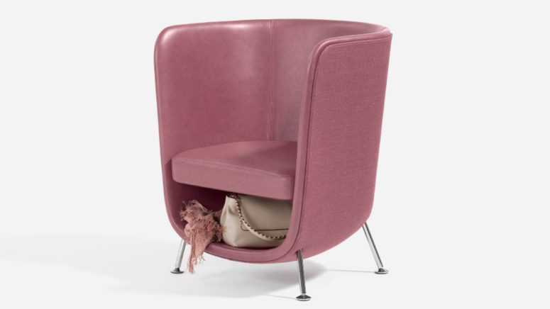 Pocket Armchair To Keep The Space Free Of Clutter
