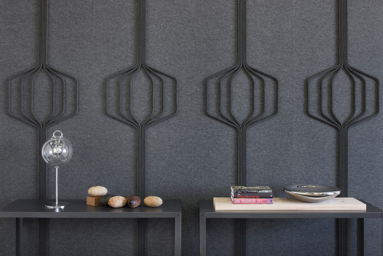 These stylish panels are ideal for sound proofing, they look chic and refined