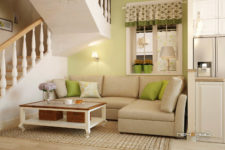 03 There’s a lase window here and neutral upholstery and rustic details make the space cozier