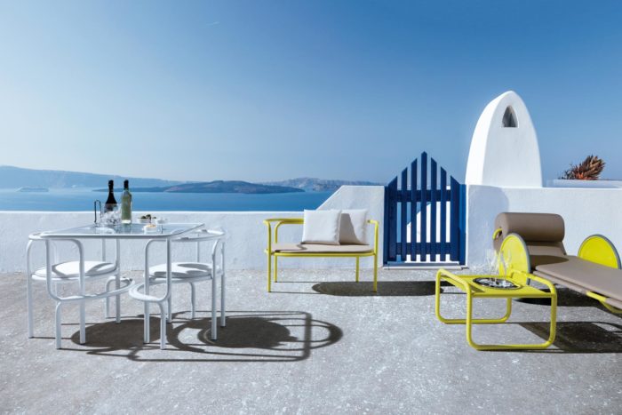 Create your own outdoor space using different pieces of the collection