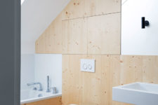 practical attic bathroom design