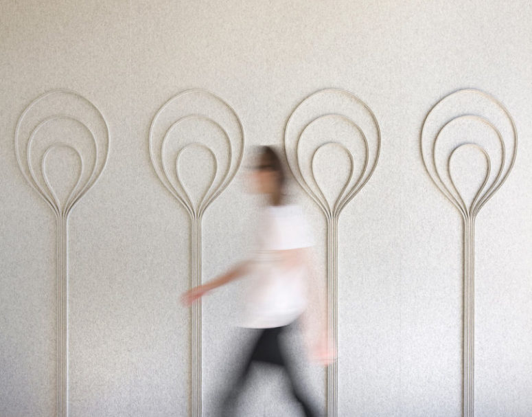 Bulb panels remind of real bulbs with its balloon-like forms