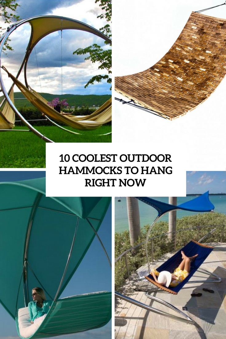 coolest outdoor hammocks to hang right now