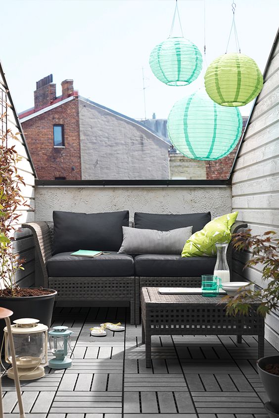 by combining different seating sections you can create a sofa in a shape and size that perfectly suits your outdoor space