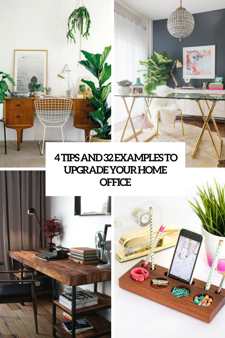 4 Tips And 32 Examples To Upgrade Your Home Office