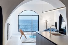 01 An old Jaffa house was transformed into a modern cave retreat with adorable sea views and light-filled interiors