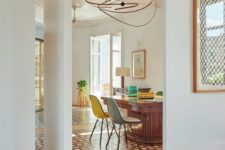 01 This adorable modernist apartment in Barcelona was renovated with retaining some stunning original features