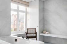 luxurious marble bathroom