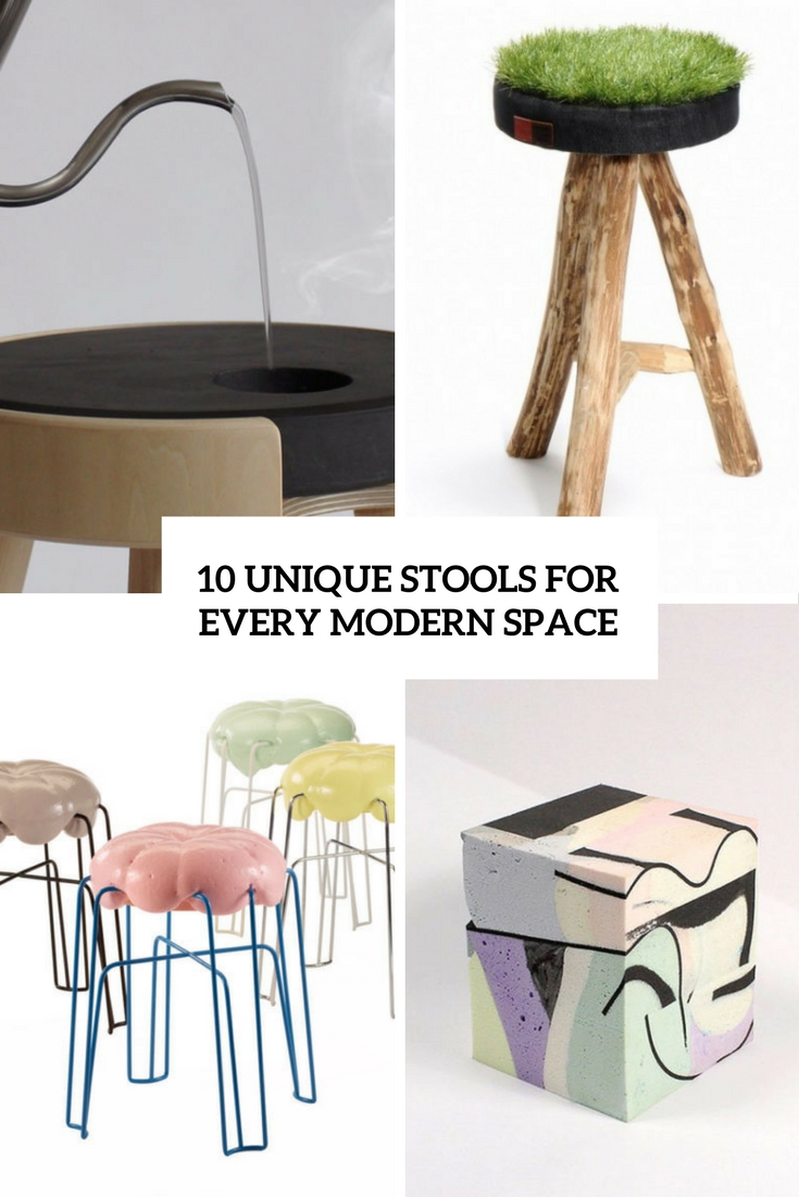 unique stools for every modern space