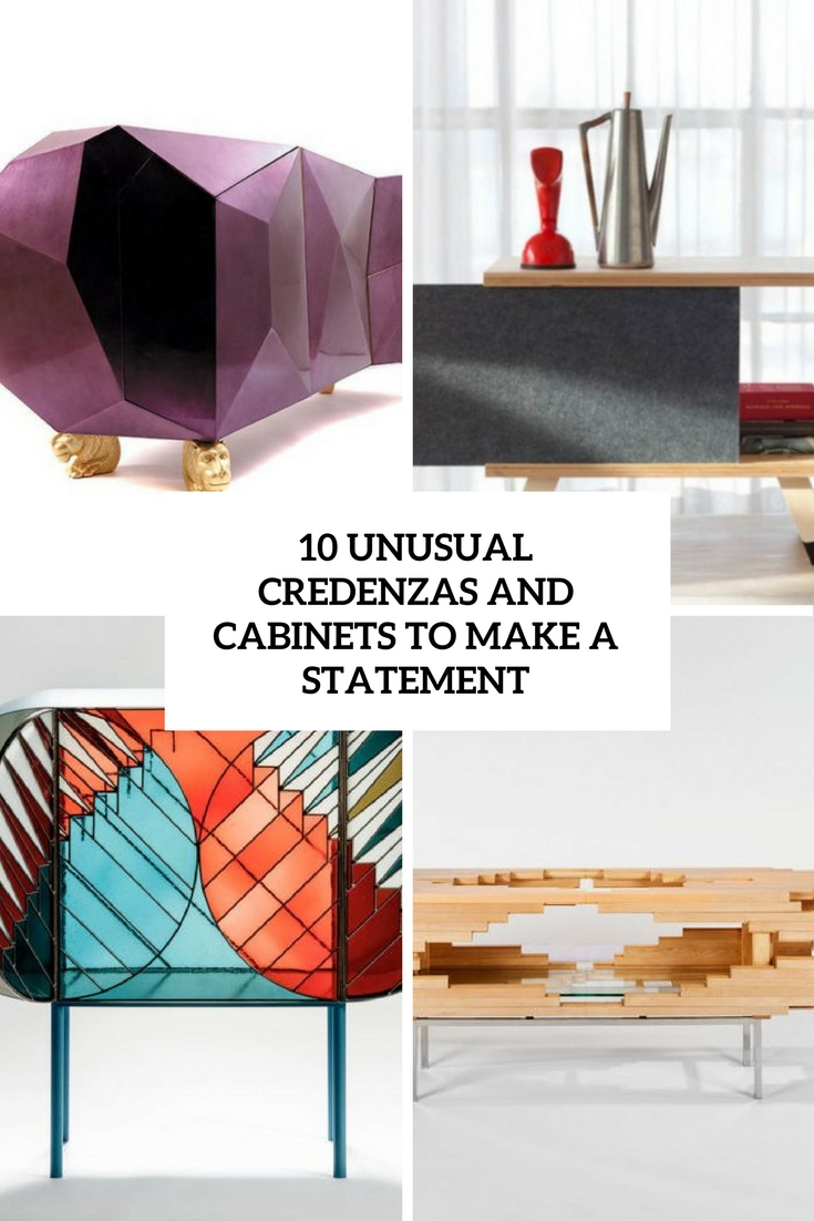 10 Unusual Credenzas And Cabinets To Make A Statement