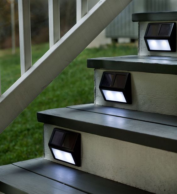 Solar step lights are budget savvy and comfy in using