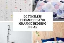 30 timeless geometric and graphic bedding ideas cover