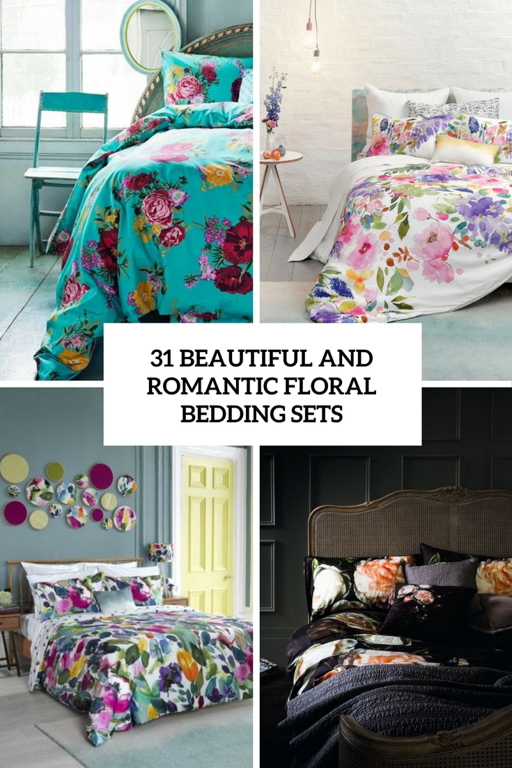 31 Beautiful And Romantic Floral Bedding Sets