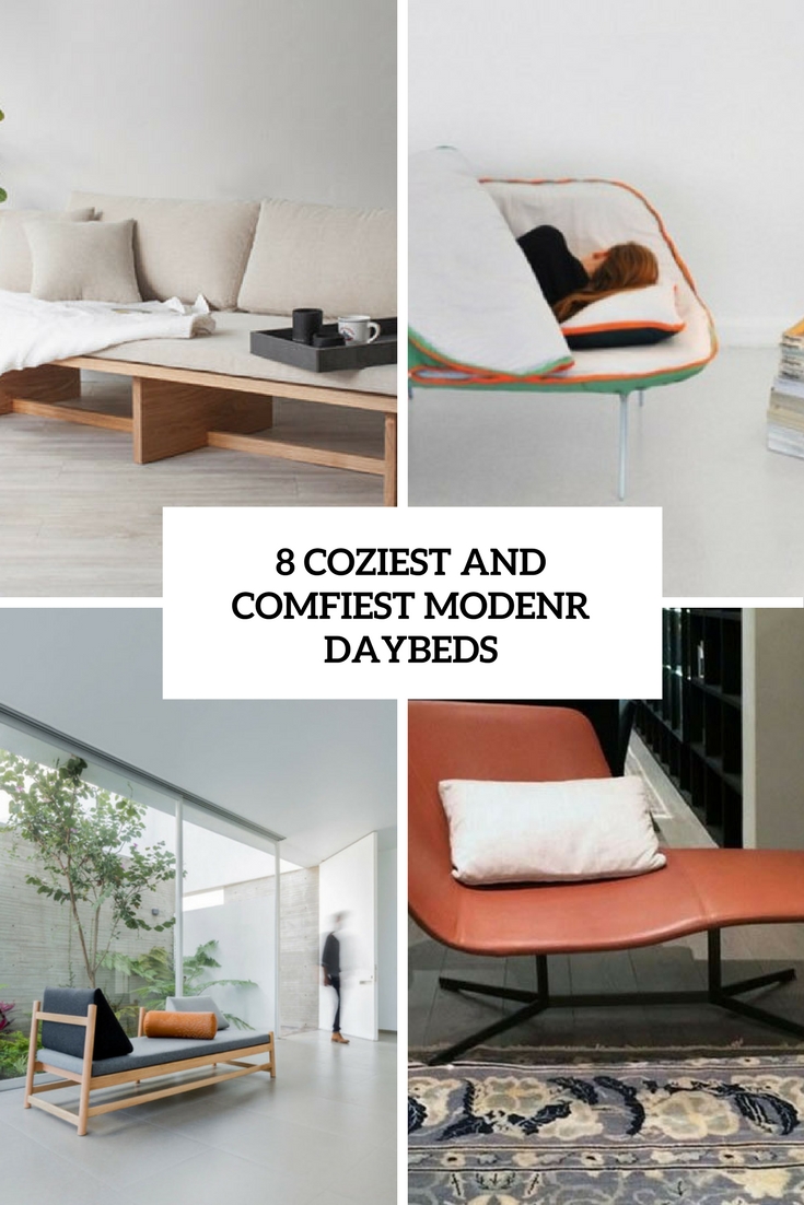 coziest and comfiest modern daybeds