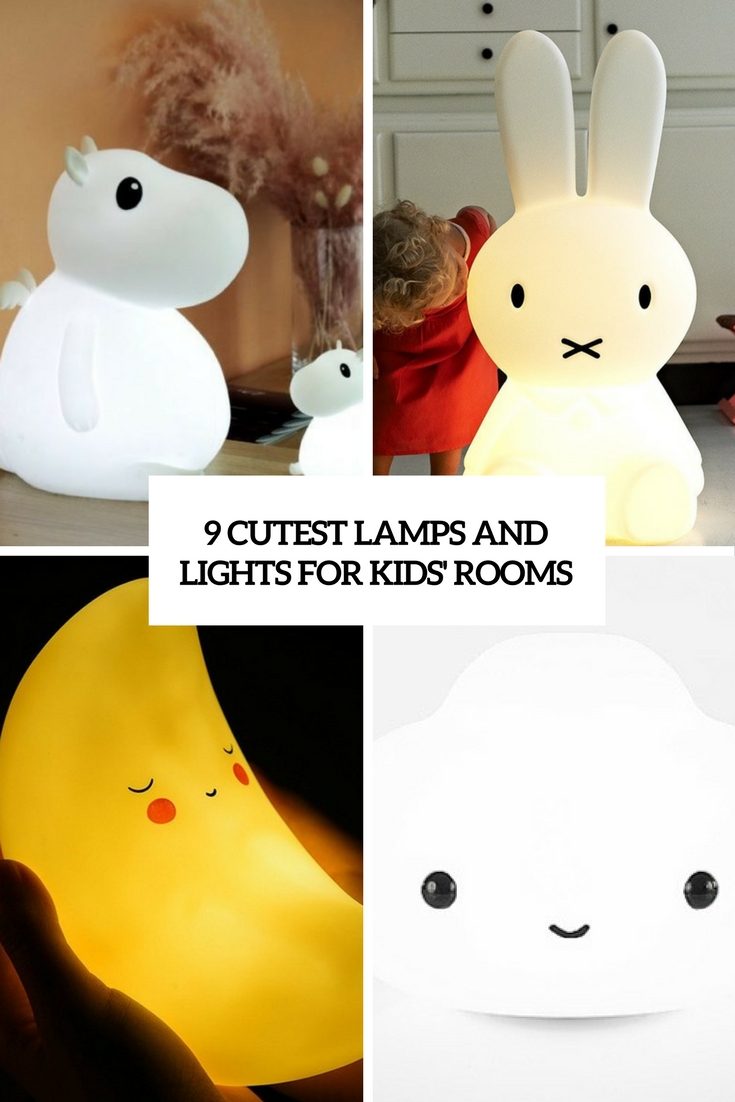cutest lamps and lights for kids rooms