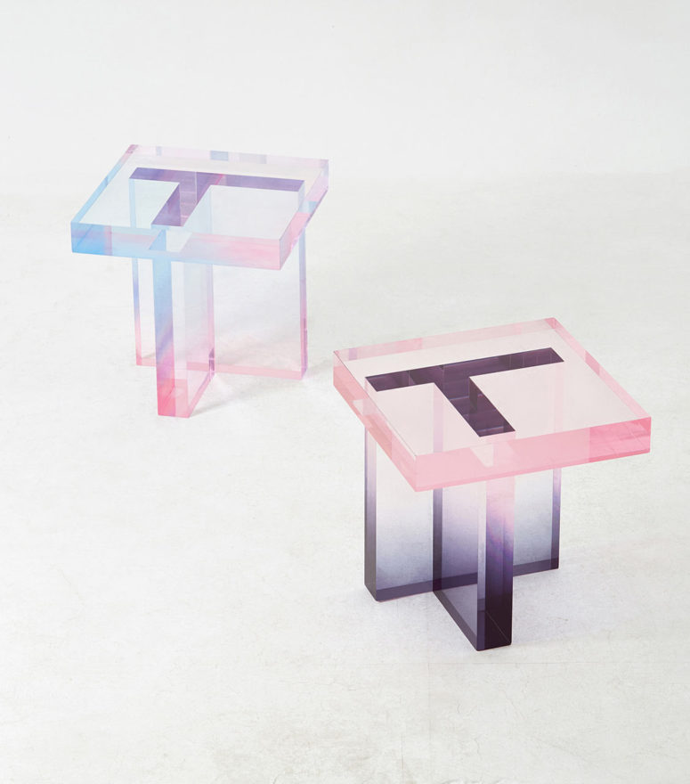 Crystal table series by Saerom Yoon (via design-milk.com)