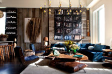 01 This loft has many eye-catchy details, gorgeous and inviting decor and a cool use of wood, leather, stone and other natural materials