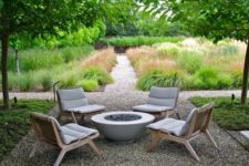 14 wooden lounge chairs with upholstery cover for an effortlessly chic backyard