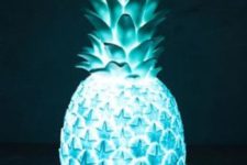 17 blue pineapple light for your bedroom or home bar