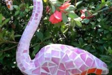 25 a pint mosaic flamingo will be a trendy take on a traditional decoration