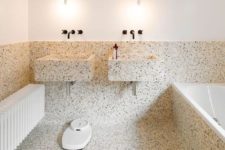 25 terrazzo bathroom and sinks is a great idea, it’s durable, water-resistant and looks unusual