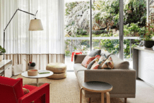 27 semi sheer curtains reduce the noise and cover the windows for privacy