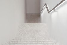 35 a white terrazzo staircase looks not like your usual stairs