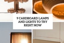 9 cardboard lamps and light to try right now cover