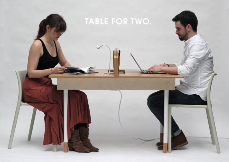 Table for Two by Daniel Liss (via design-milk.com)