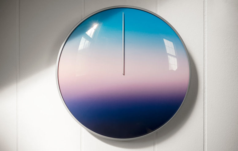 24-hour Clock by Scott Thrift (via design-milk.com)