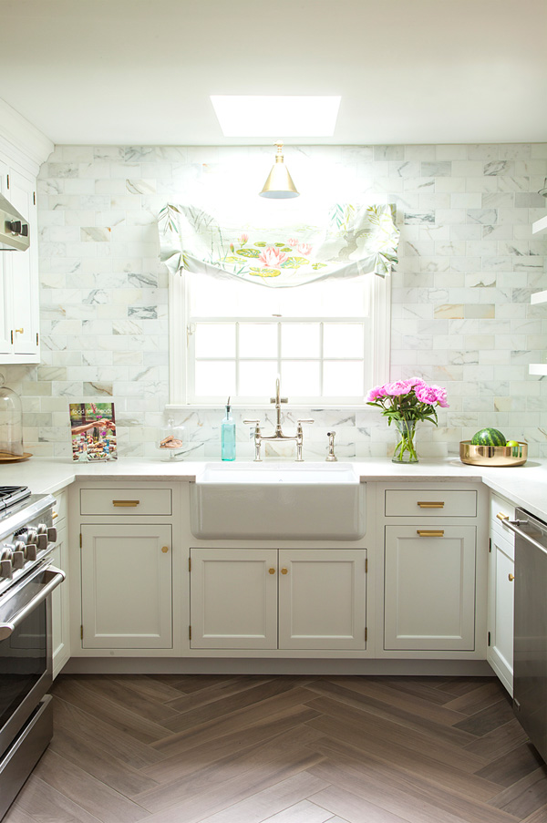 Vintage-Inspired Kitchen With Glam And Rustic Touches