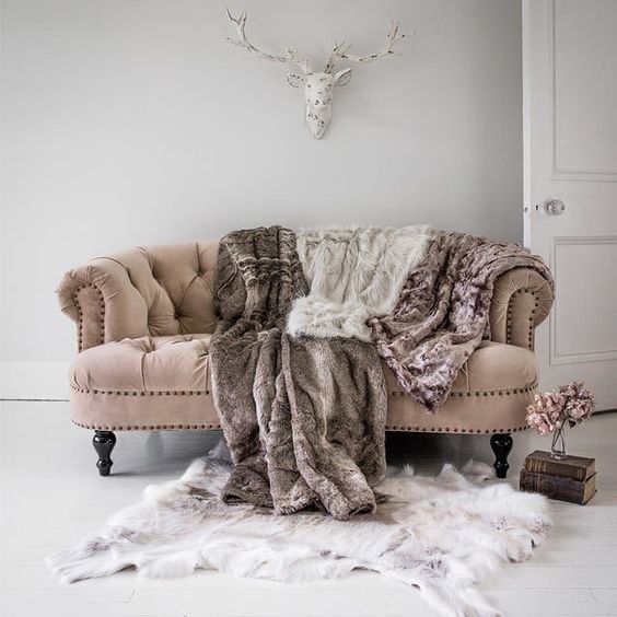 a blush velvet loveseat will be a perfect fit for a feminine space