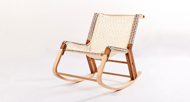 The chair from the colleciton looks boho and rustic like no other