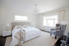 09 The master bedroom is filled with neutrals and soft textiles, which make it welcoming