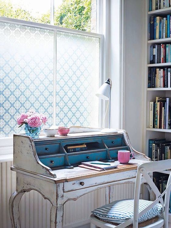 a whitewashed shabby chic bureau can be a chic statement for a rustic home office and will add a refined touch