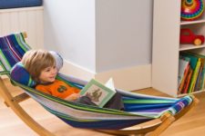 24 a rocking hammock lounger is a colorful and fun piece, which is great for any kid
