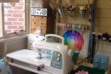 27 sewing room she shed will let you enjoy sewing anytime
