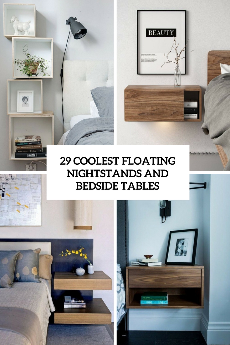 coolest floating nightstands and bedside tables