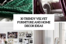 30 trendy velvet furniture and home decor ideas cover