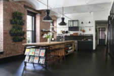 01 This industrial loft shows how this style with vintage touches should be rocked