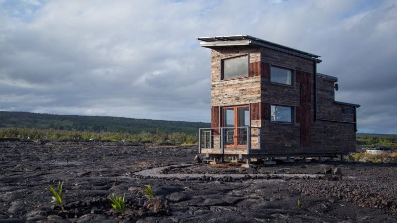 Tiny Phoenix House At The Base Of An Active Volcano