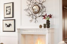 20 a vintage fireplace becomes a cover for a modern ethanol fireplace and looks cool