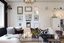 27 a zebra print rug for a chic glam living room