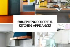 28 inspiring colorful kitchen appliances cover
