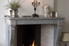 28 use your antique stone and brick fireplace as a real one if it allows, why not add a cozy feel