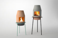 Faro mini fireplace by Rui Pereira and Ryosuke Fukusada