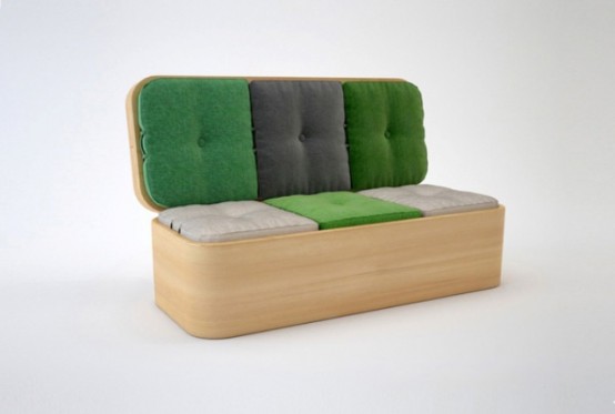 Convertible Sofa by Julia Kononenko (via www.digsdigs.com)