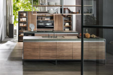 This modern industrial kitchen by Dada is a chic example of how a laconic and chic kitchen can look