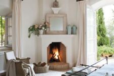 02 a real fireplace in the corner of your bedroom is sure to add coziness and create a welcoming atmosphere